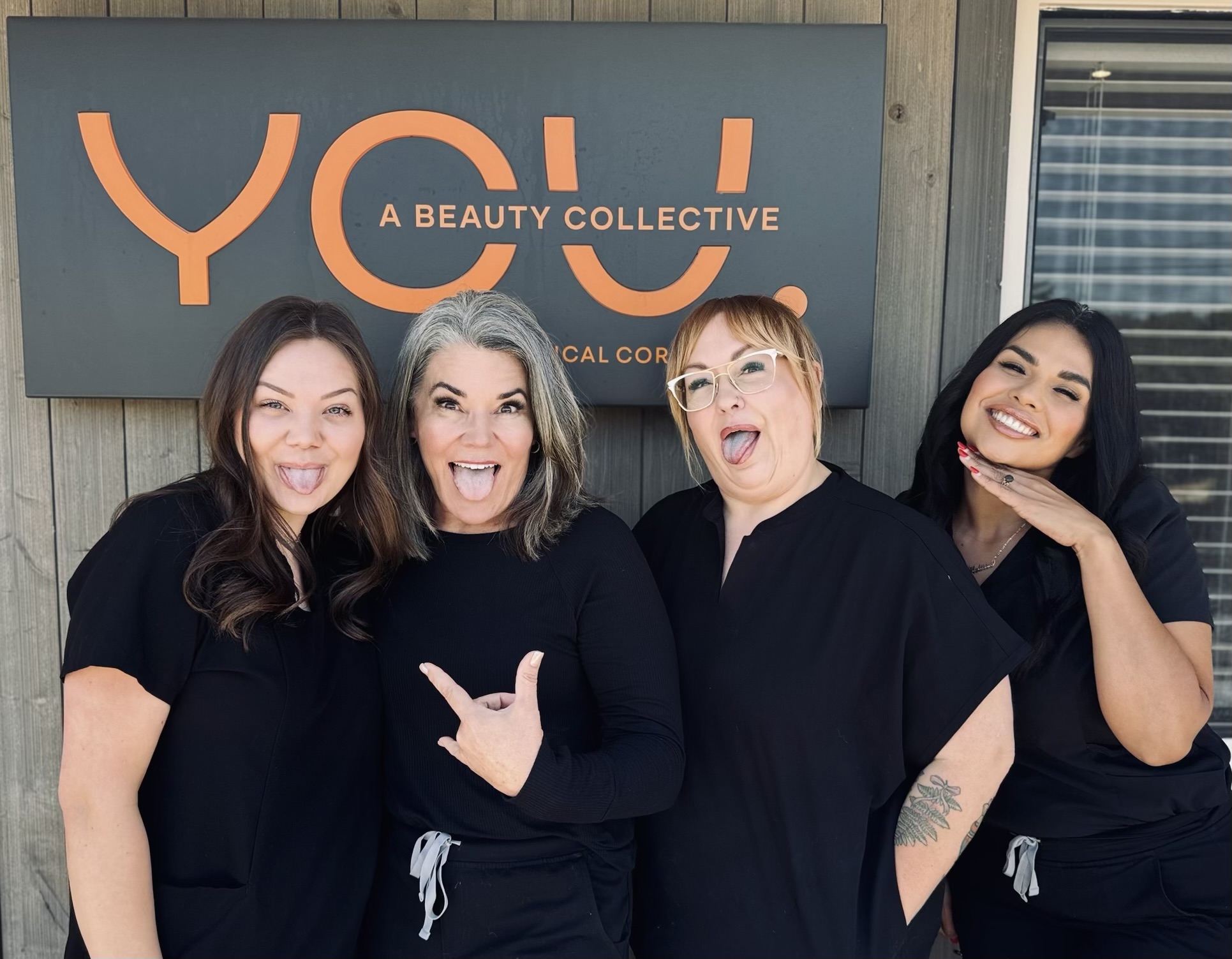 Meet the YOU. A Beauty MedSpa Team, YOUr self-care medical collective professionals. 